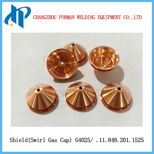 Крышка вихревого газа Shield G4025 .11.848.201.1525 для расходных материалов для резаков плазменной резки Kjellberg