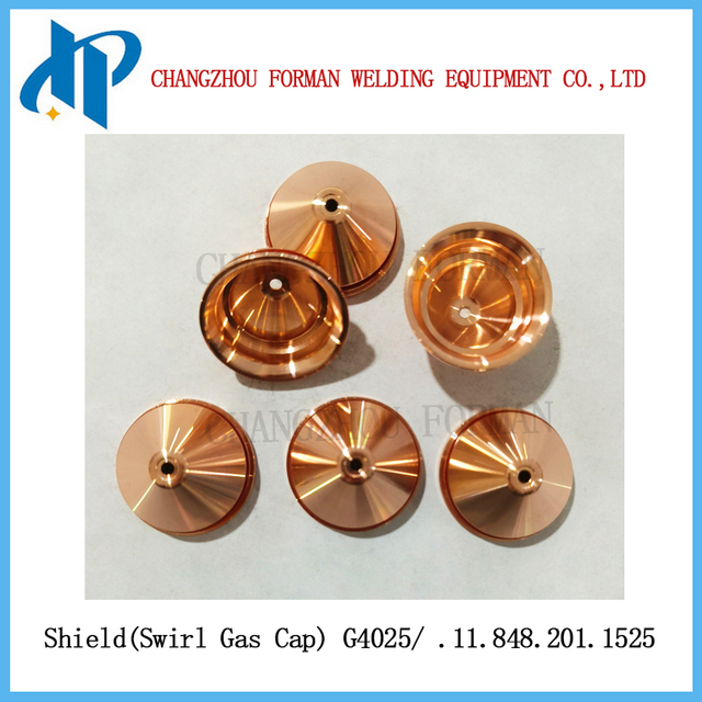 Крышка вихревого газа Shield G4025 .11.848.201.1525 для расходных материалов для резаков плазменной резки Kjellberg