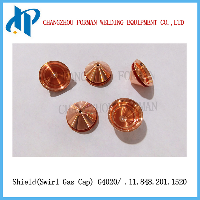 Крышка вихревого газа Shield G4020 .11.848.201.1520 для расходных материалов для резаков плазменной резки Kjellberg