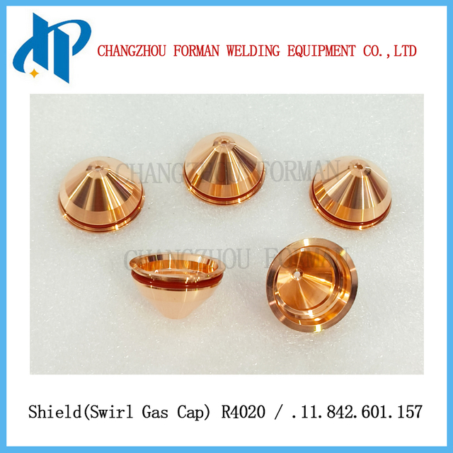 Крышка вихревого газа Shield R4020 .11.842.601.157 для расходных материалов для резаков плазменной резки Kjellberg 