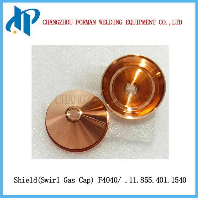 Крышка вихревого газа Shield F4040 .11.855.401.1540 для расходных материалов резака плазменной резки Kjellberg 200A