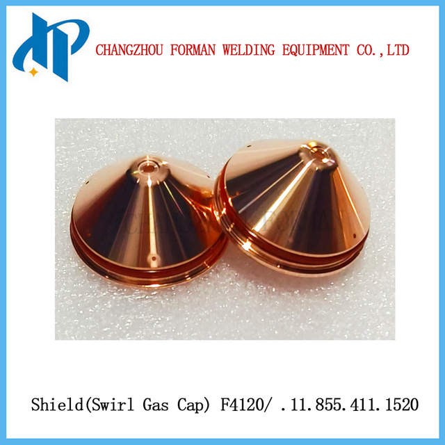 Крышка вихревого газа Shield F4120 .11.855.411.1520 для расходных материалов резака плазменной резки Kjellberg 35A