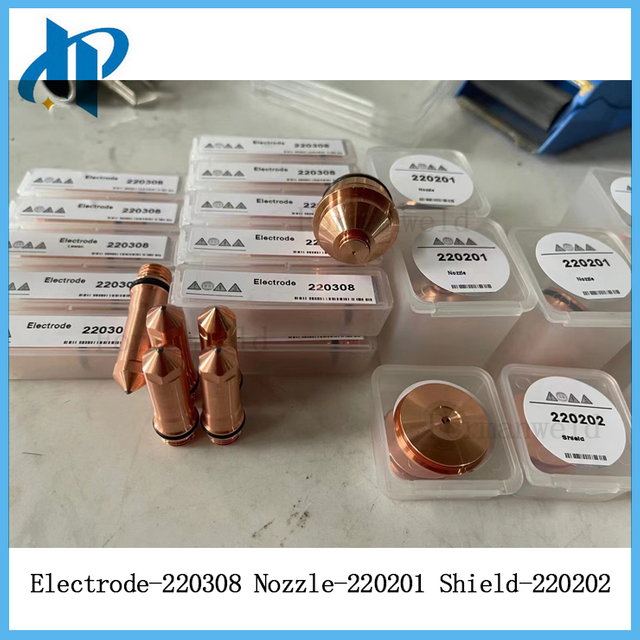 Электрод 220308 Сопла 220201 Shield 220202 Совместим с HPR плазменными плазмами расходные материалы 45A