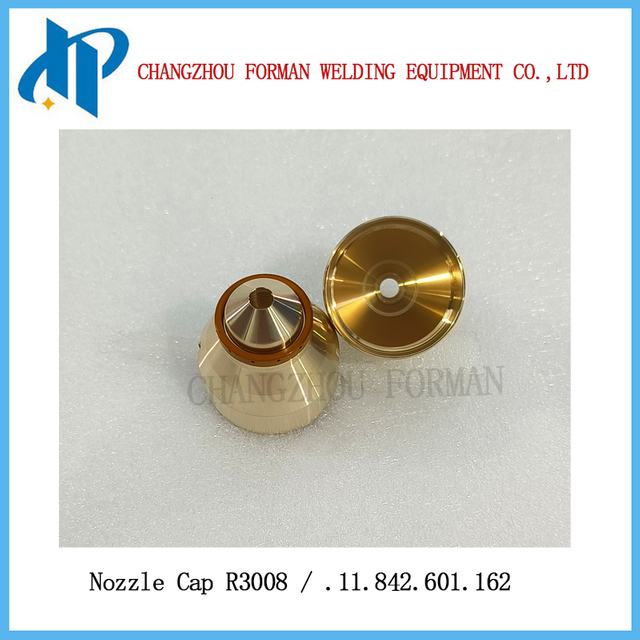 Крышка сопла R3008 Стопорная крышка .11.842.601.162 для расходных материалов для резака плазменной резки Kjellberg 