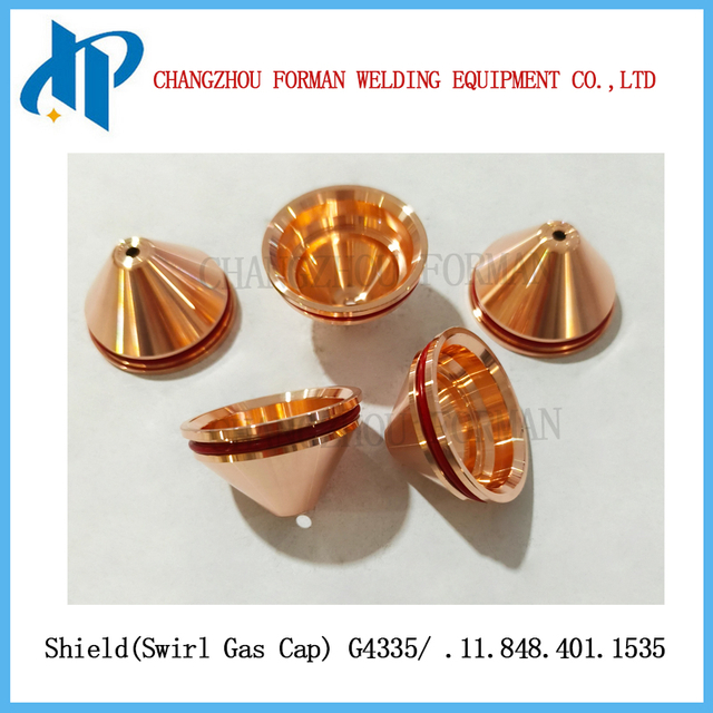 Крышка вихревого газа Shield G4335 .11.848.401.1535 для расходных материалов для резаков плазменной резки Kjellberg