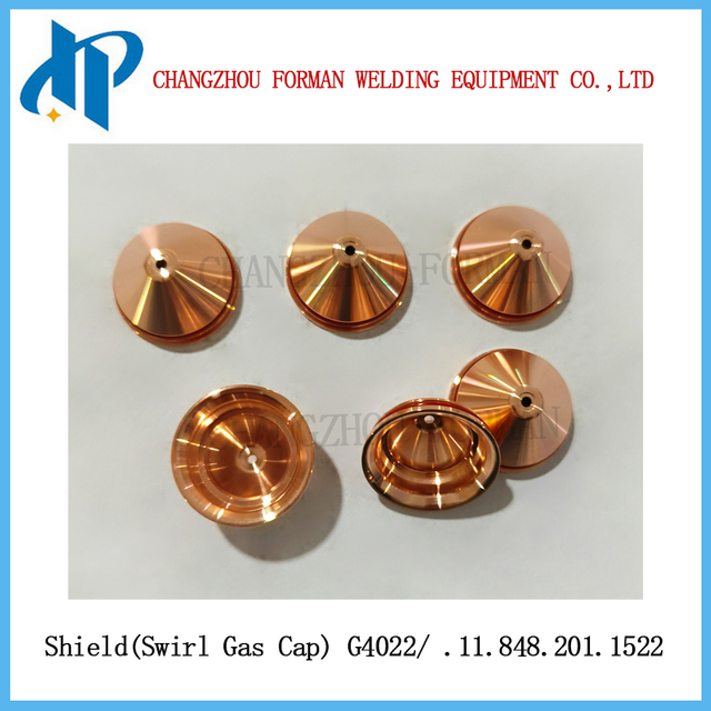 Крышка вихревого газа Shield G4022 .11.848.201.1522 для расходных материалов для резаков плазменной резки Kjellberg