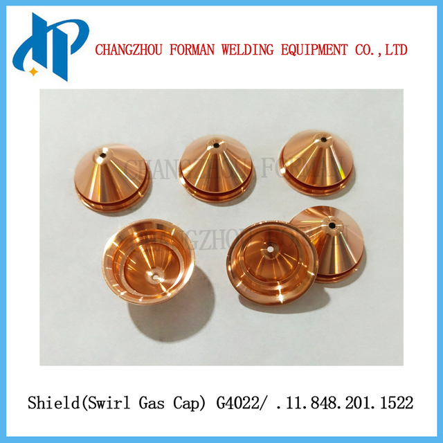 Крышка вихревого газа Shield G4022 .11.848.201.1522 для расходных материалов для резаков плазменной резки Kjellberg