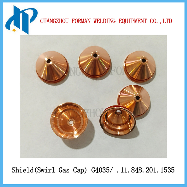 Крышка вихревого газа Shield G4035 .11.848.201.1535 для расходных материалов для резаков плазменной резки Kjellberg