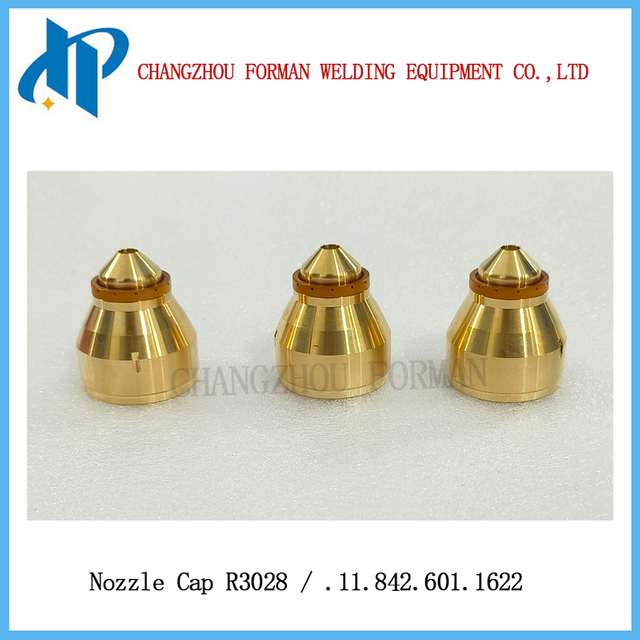 Крышка сопла R3028 Стопорная крышка .11.842.601.1622 для расходных материалов для резака плазменной резки Kjellberg 