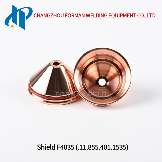 Крышка вихревого газа Shield F4035 .11.855.401.1535 для расходных материалов резака плазменной резки Kjellberg 200A