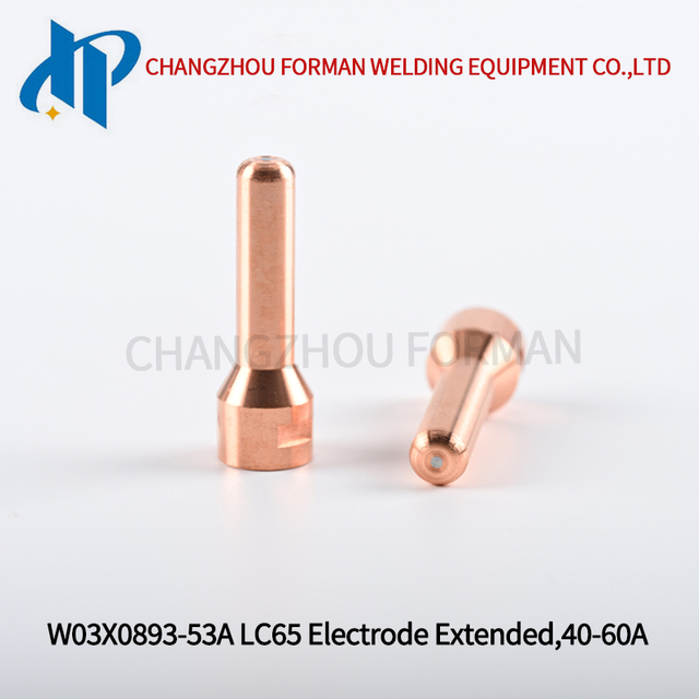 Плазменный электрод W03X0893-53A, удлиненный 40A-60A, подходит для фонаря Lincoln Electric LC65 / LC65m 