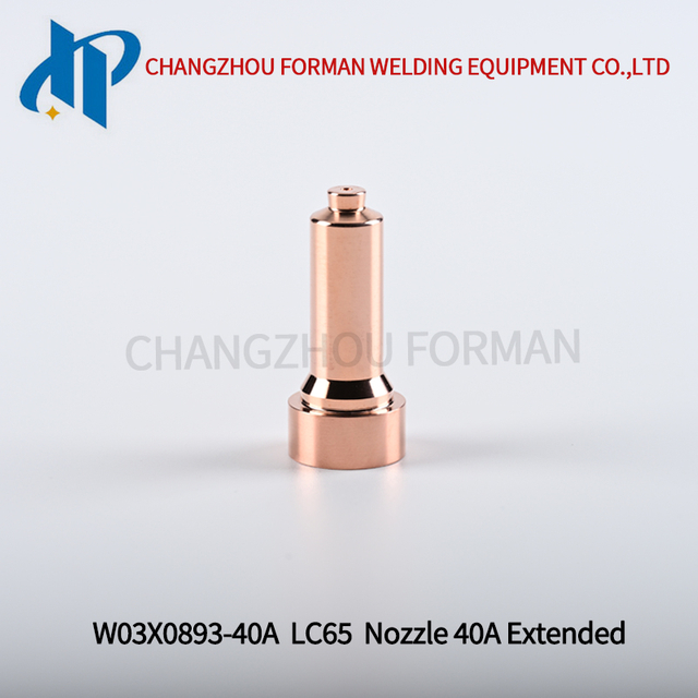 Плазменная насадка W03X0893-40A, удлиненный наконечник 40 А, подходит для фонарей Lincoln Electric LC65 / LC65m 