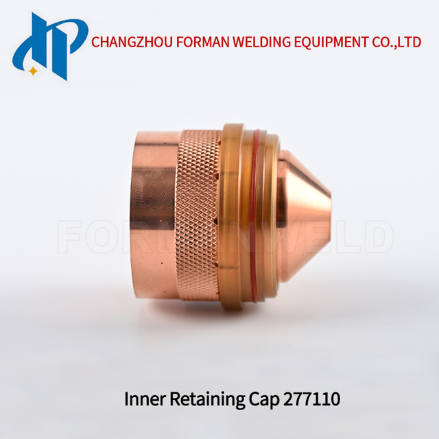 277110 BK277110 Внутренний стопорный колпачок плазмы, 30–50 А. Подходит для Lincoln Kaliburn Spirit®II и FlexCut® 200, нержавеющая сталь.